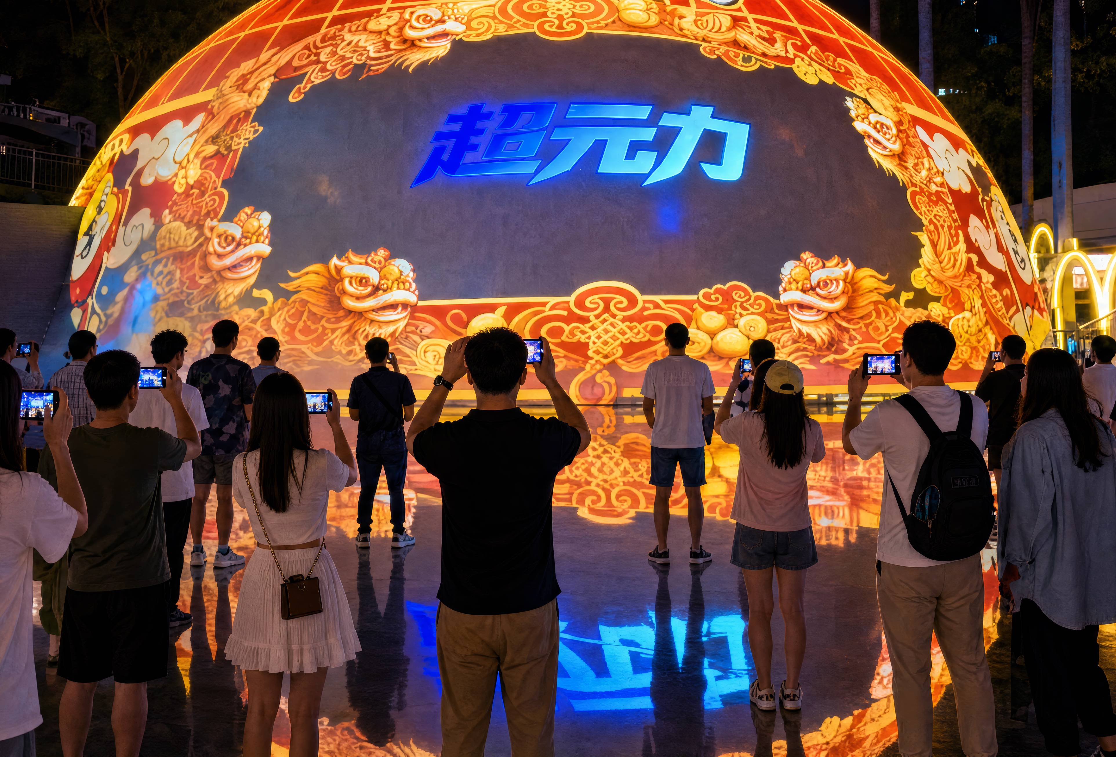 XR超感剧场展示背景
