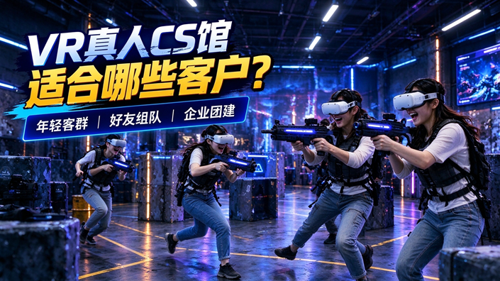 VR真人CS馆适合哪些客户？沉浸式竞技项目覆盖多元消费群体新闻封面